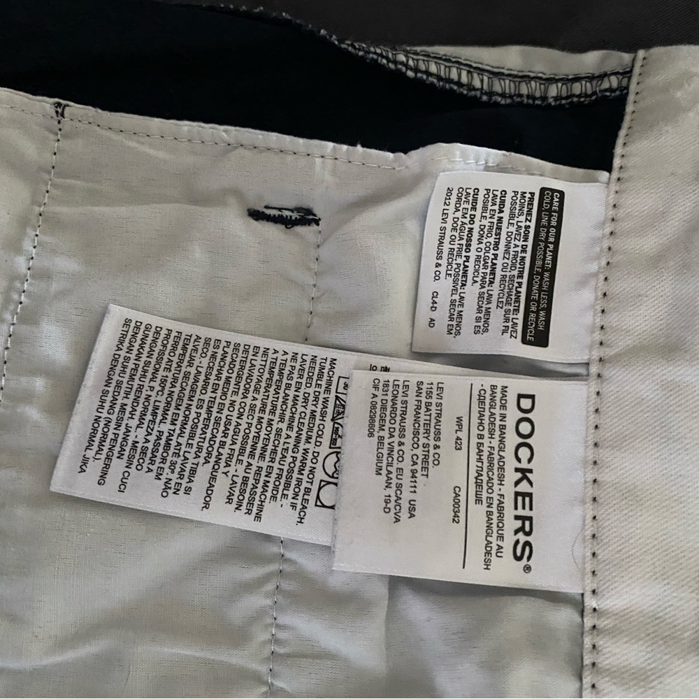 Men’s Dockers cargo shorts. W36, Navy - Picture 4 of 4